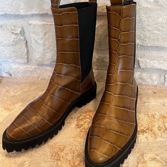 Freda Salvador Shoes - Freda Salvador Eli Mid-calf Brown Boots